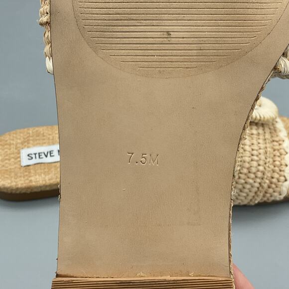 Steve Madden Women’s Merla Slide Sandals Beige Size 7.5M - Picture 5 of 10